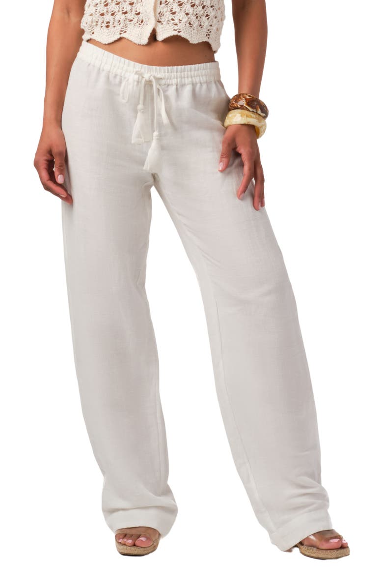 Calypso St. Barth Bianca Pants, Alternate, color, White