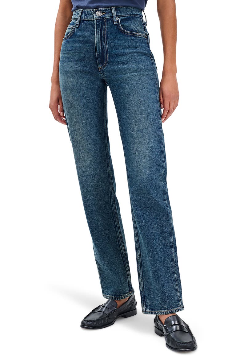 Harlow Mid Rise Straight Leg Jeans, Main, color, NESS