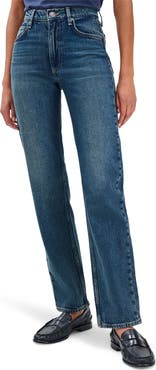 rag & bone Harlow Mid Rise Straight Leg Jeans