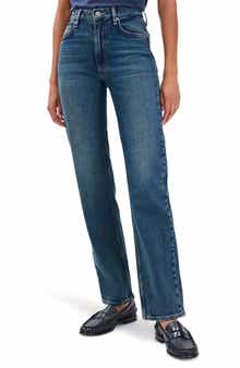 rag & bone Harlow Mid Rise Straight Leg Jeans