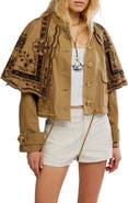 Free People Bali Hideaway Cutwork & Embroidery Cotton Jacket