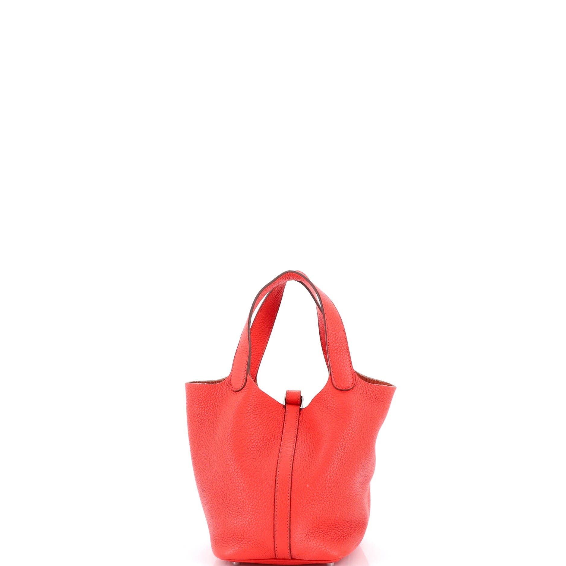 Pre-Owned Hermes Picotin Lock Bag Clemence PM, Alternate, color, Rouge Pivoine