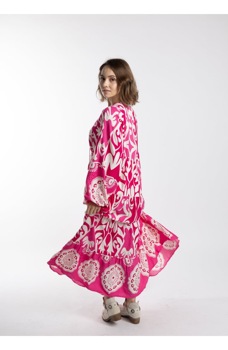 Le Fafo Eva Dress, Alternate, color, Pink Printed
