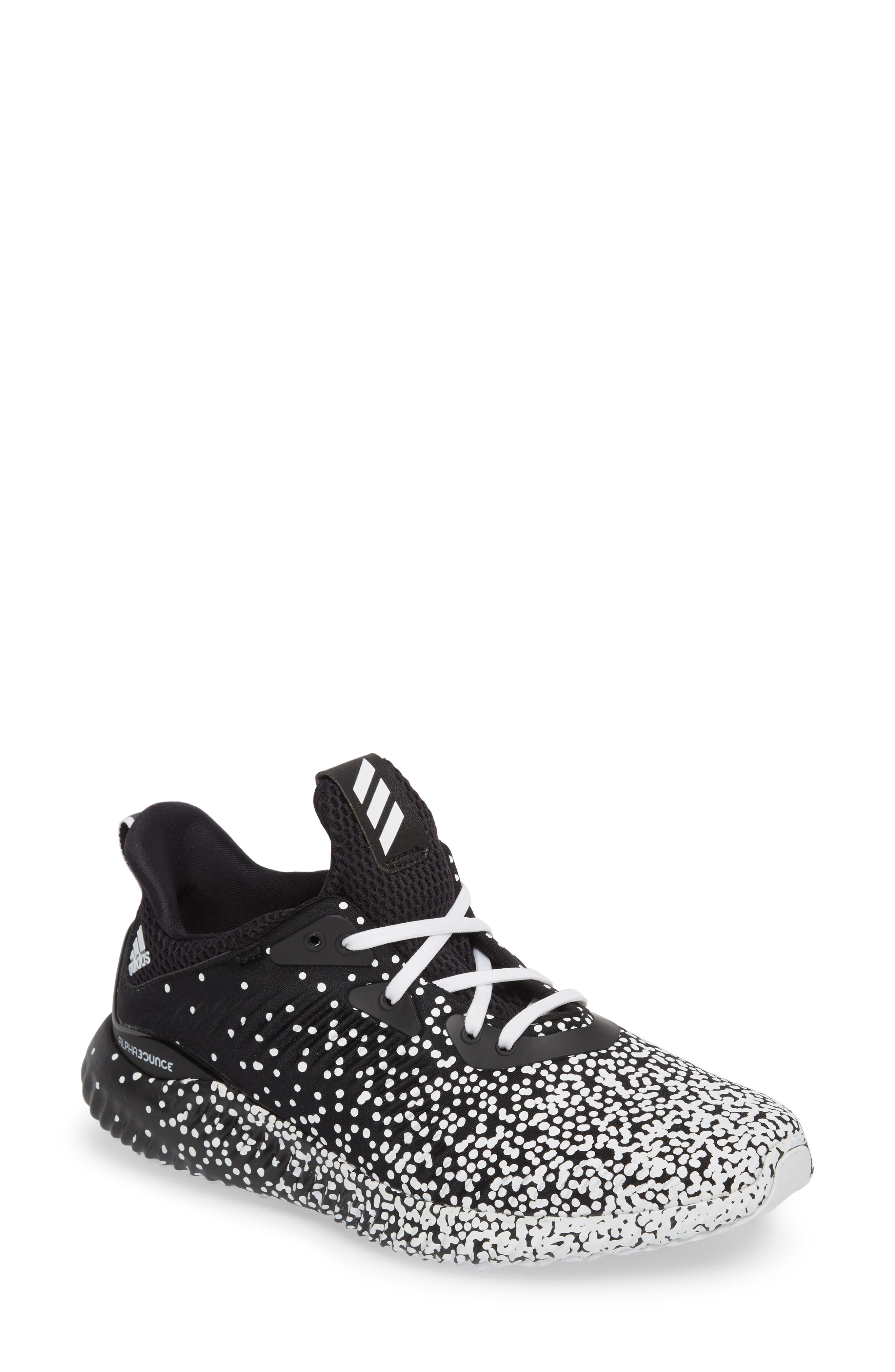 adidas AlphaBounce EM Running Shoe, Main, color, 