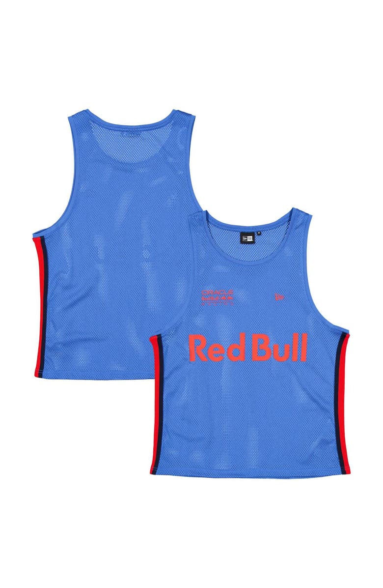 New Era Men's New Era  Blue Red Bull Racing Basketball Mesh Tank Top, Main, color, 