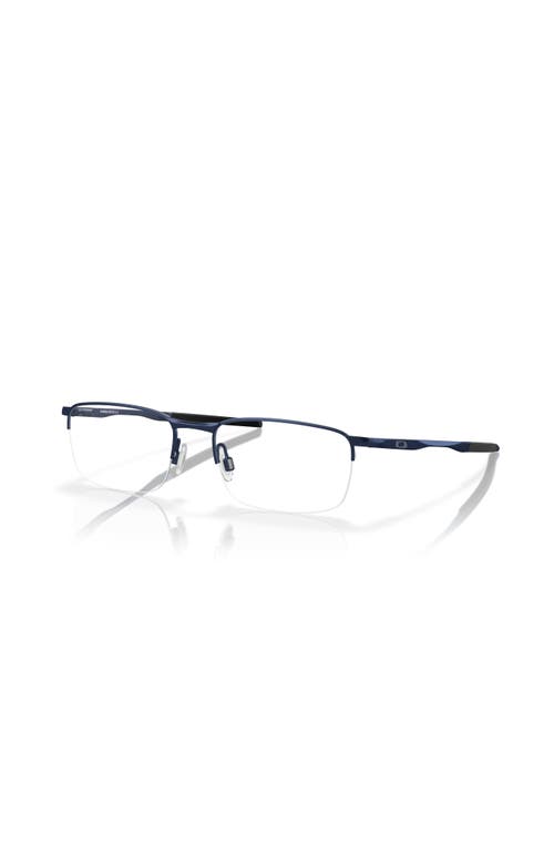 Oakley 53mm Rectangle Optical Glasses In Blue