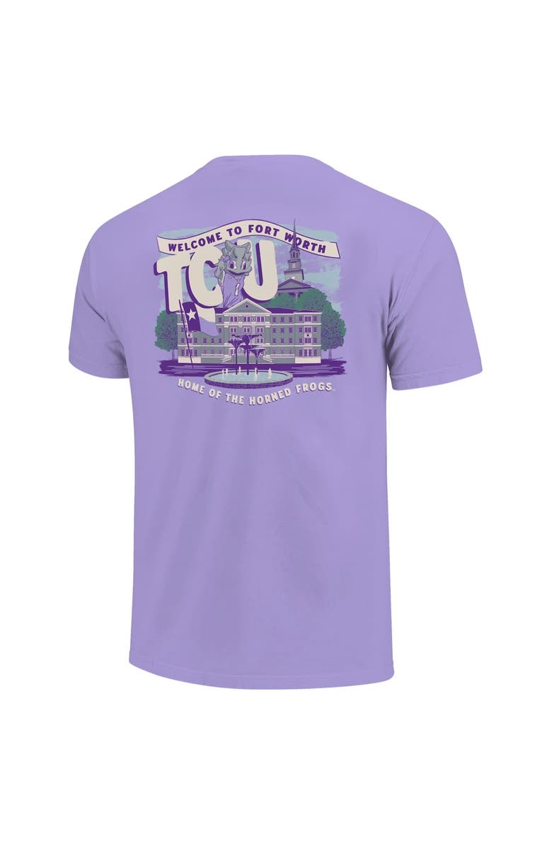 IMAGE ONE Youth  Purple TCU Horned Frogs Local Campus Scene T-Shirt, Alternate, color, Purple