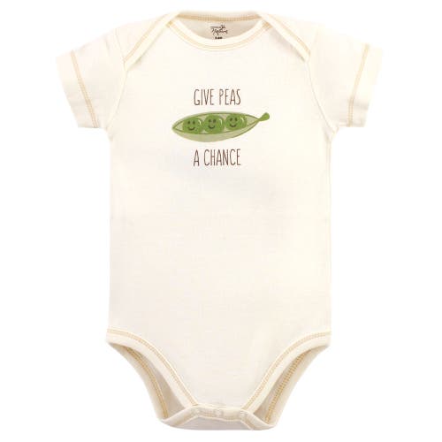 Touched By Nature Organic Cotton Bodysuits In Neutral