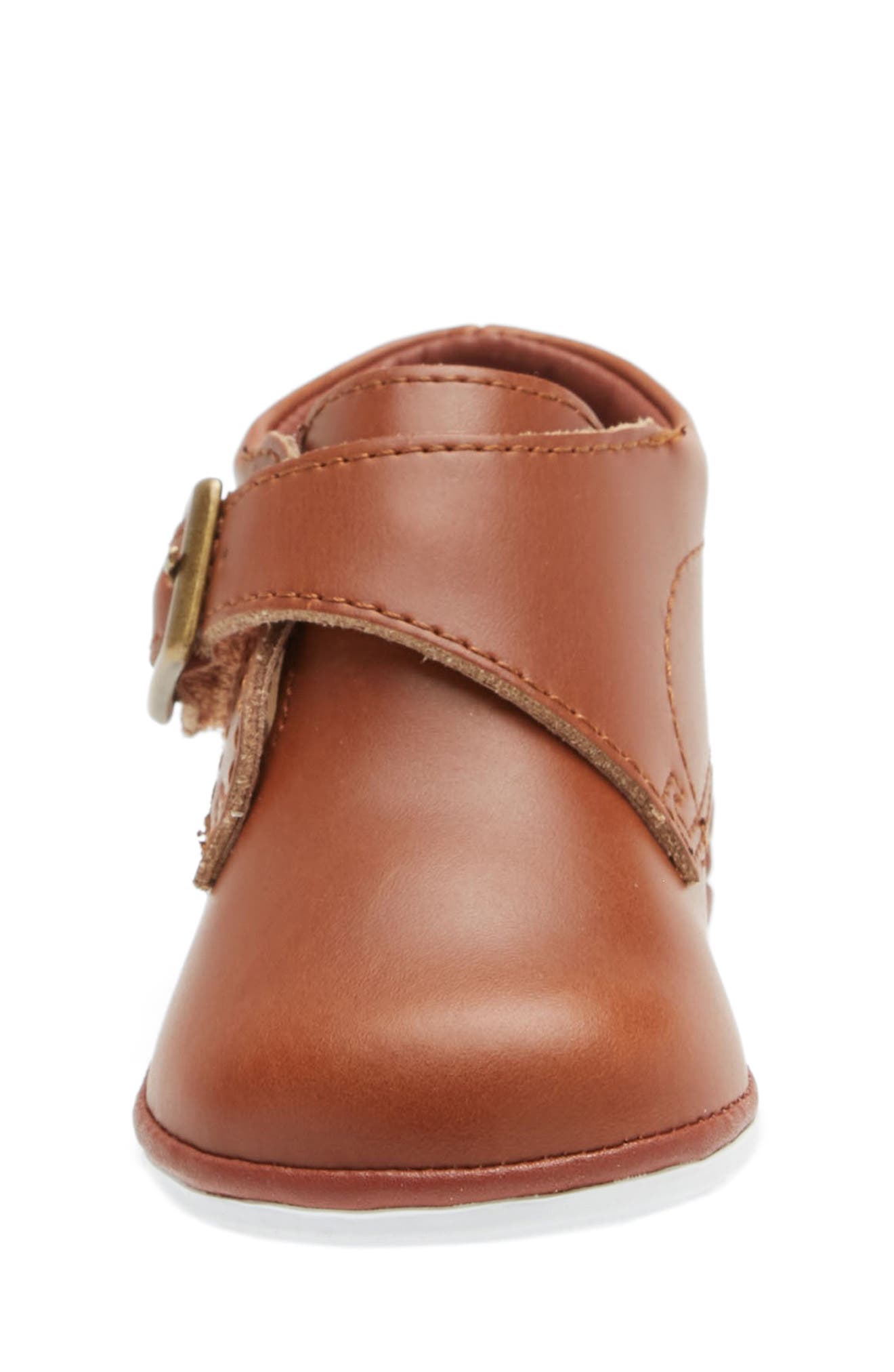 Finch Crib Shoe, Alternate, color, COGNAC
