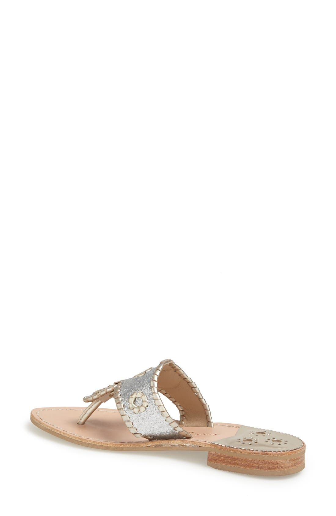'Sparkle' Sandal, Alternate, color, SILVER/ PLATINUM