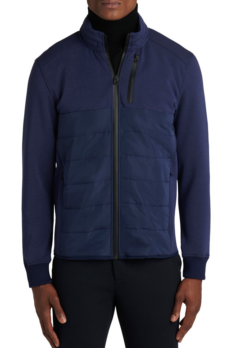 Water Resistant Hooded Jacket, Main, color, MIDNIGHT
