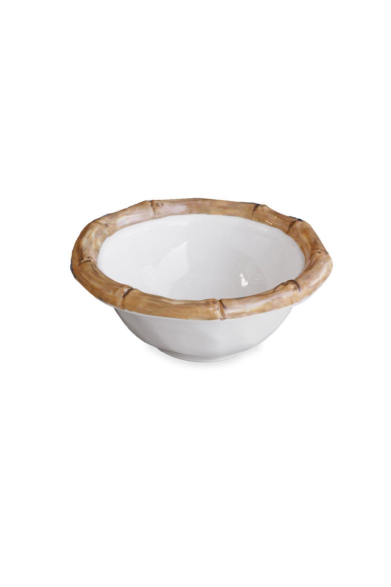 Vida Cane Mini Dip Bowl, Main, color, White