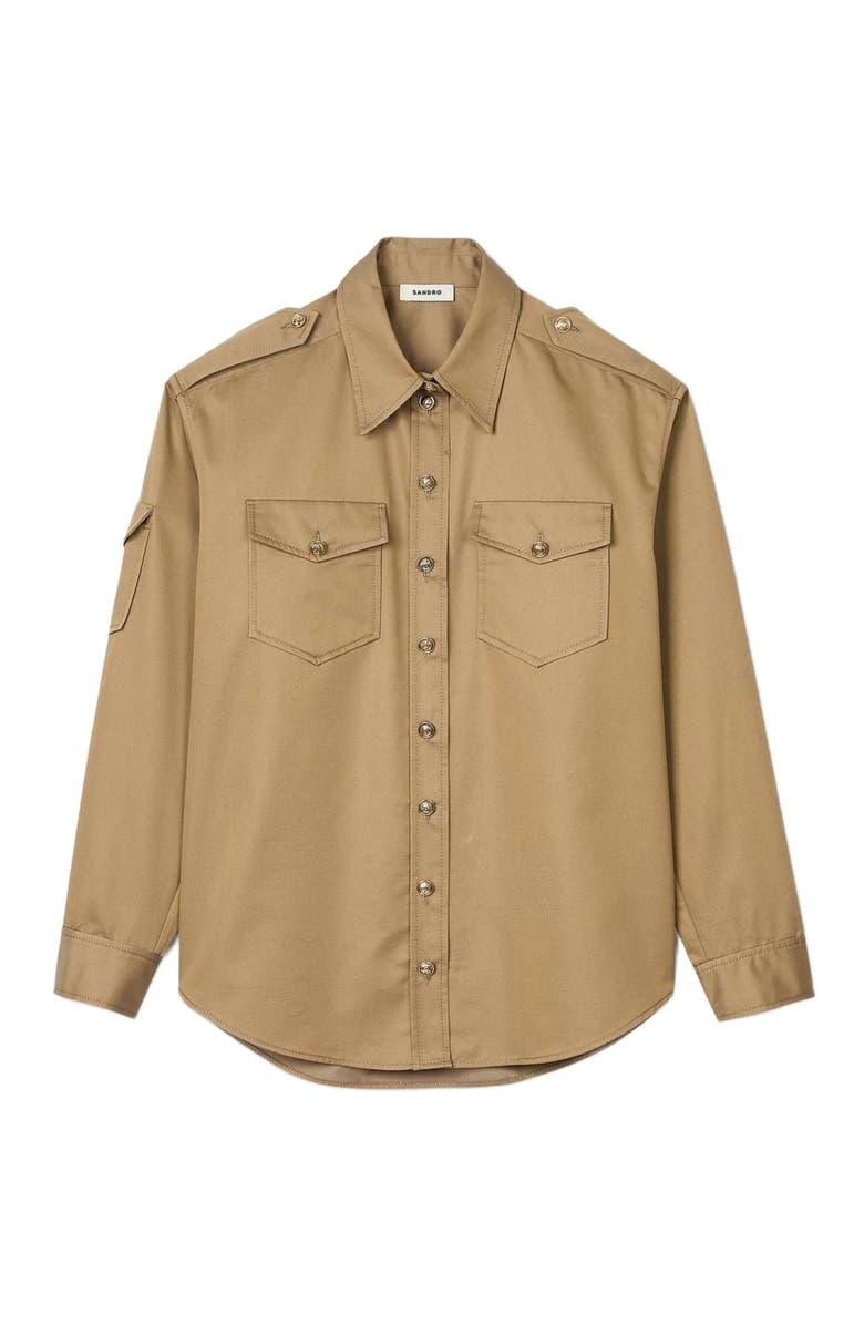 SANDRO Pocket shirt, Alternate, color, 