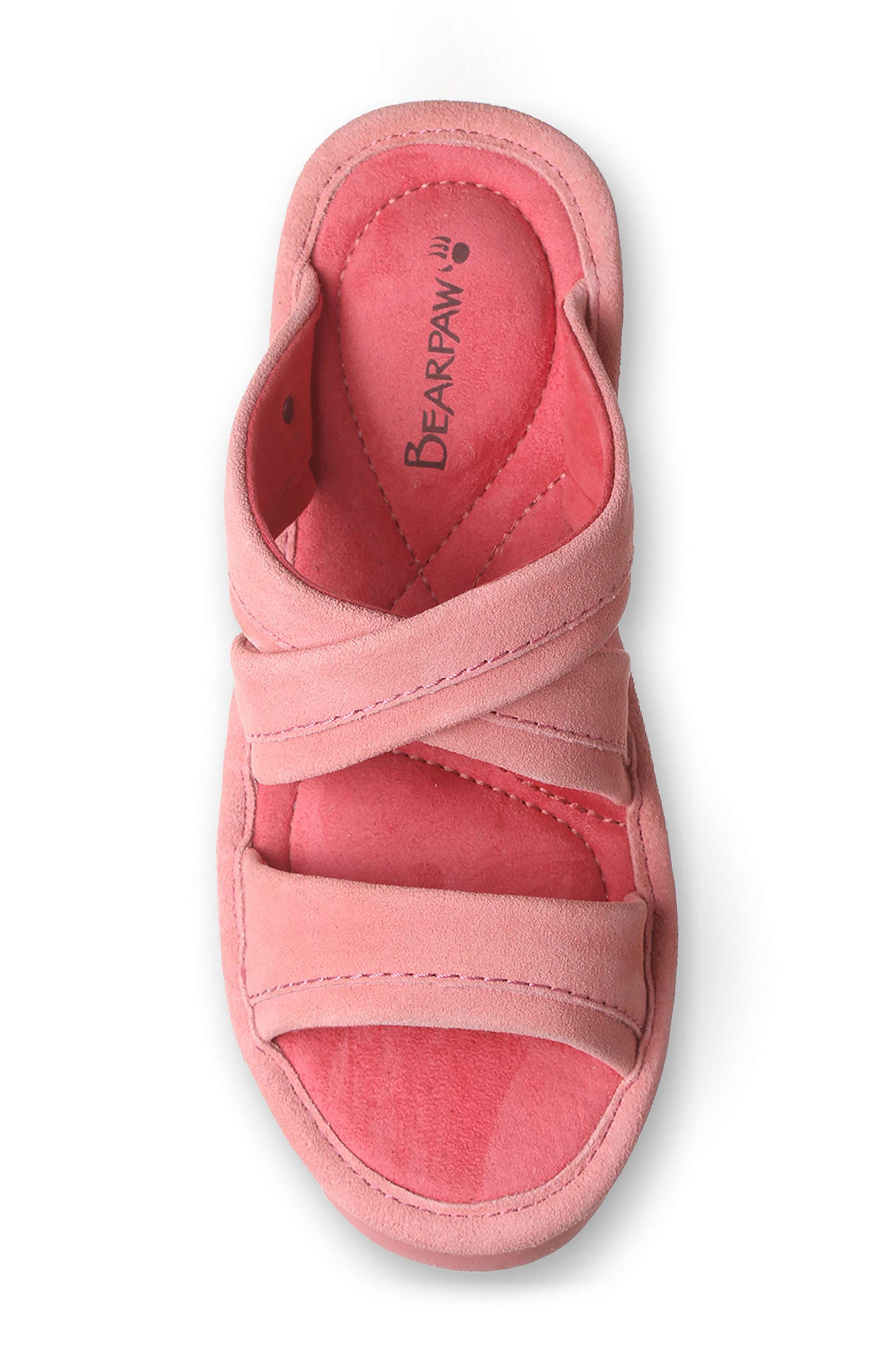 Altitude Platform Slide Sandal, Alternate, color, SHELL PINK