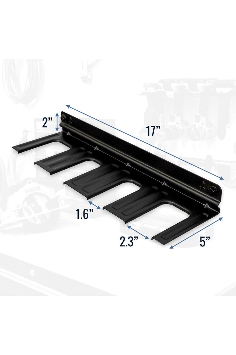 E-Power Tool Organizer | Garage Storage Rack, Alternate, color, Black