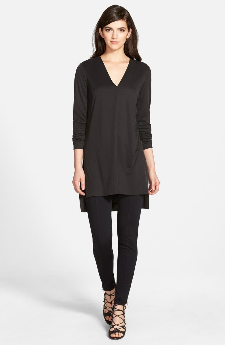 Trouvé Textured Knit Tunic, Alternate, color, 
