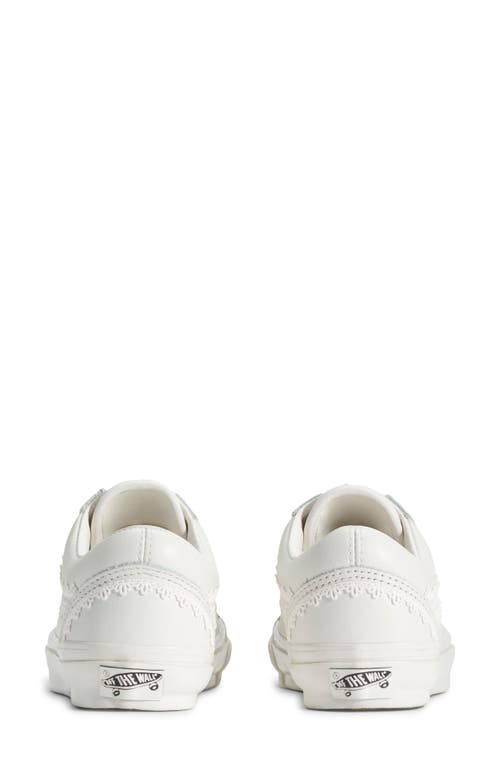 Vans Premium Old Skool Sneaker In White