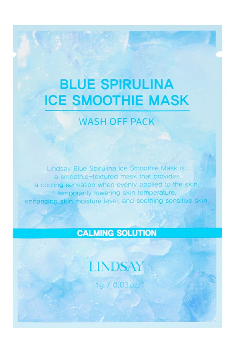 Blue Spirulina Ice Smoothie Wash Off Mask, Main, color, NO COLOR