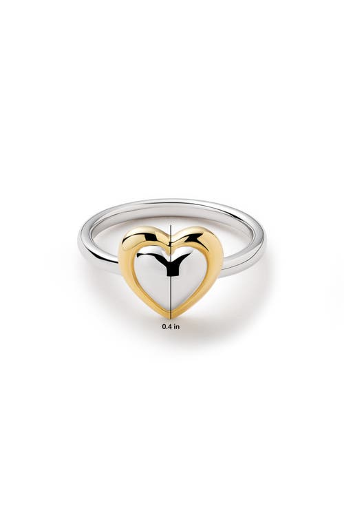 Ana Luisa Camelia Heart Ring In Multi