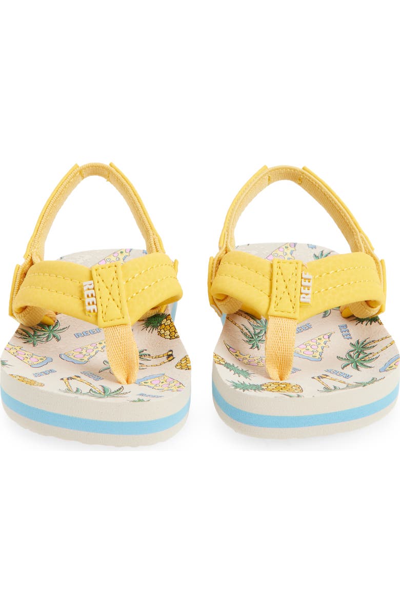 Reef Kids' Little Ahi Flip Flop, Alternate, color, Hawaiian Pizza