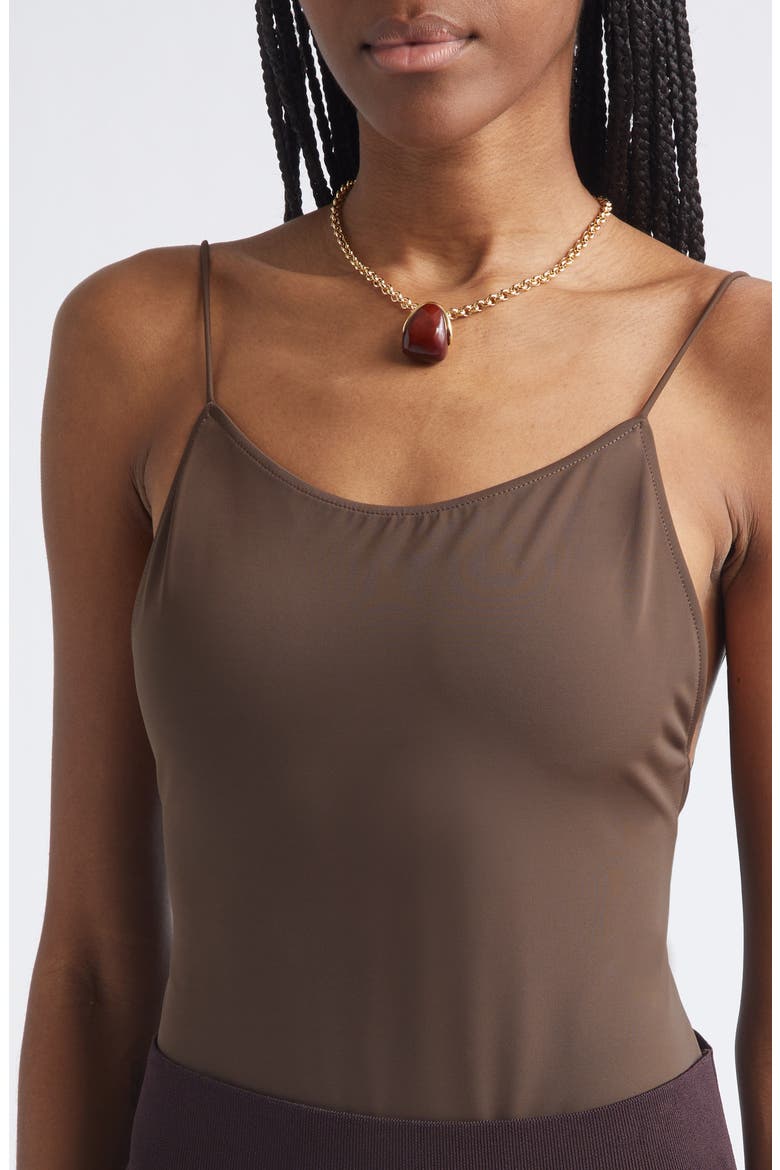Le Pendant Raisin Necklace, Alternate, color, GOLD / BROWN