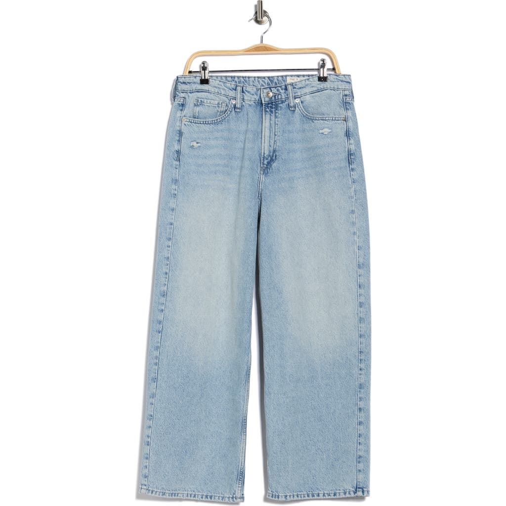 Rag & Bone Lori Mid Rise Nonstetch Crop Jeans In Blue