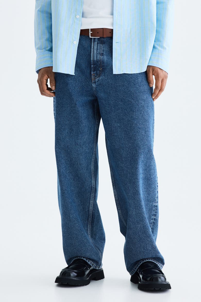 Baggy Jeans, Alternate, color, Medium denim blue