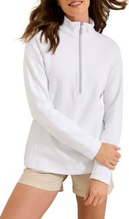Tommy Bahama New Aruba Stretch Cotton Half Zip Pullover