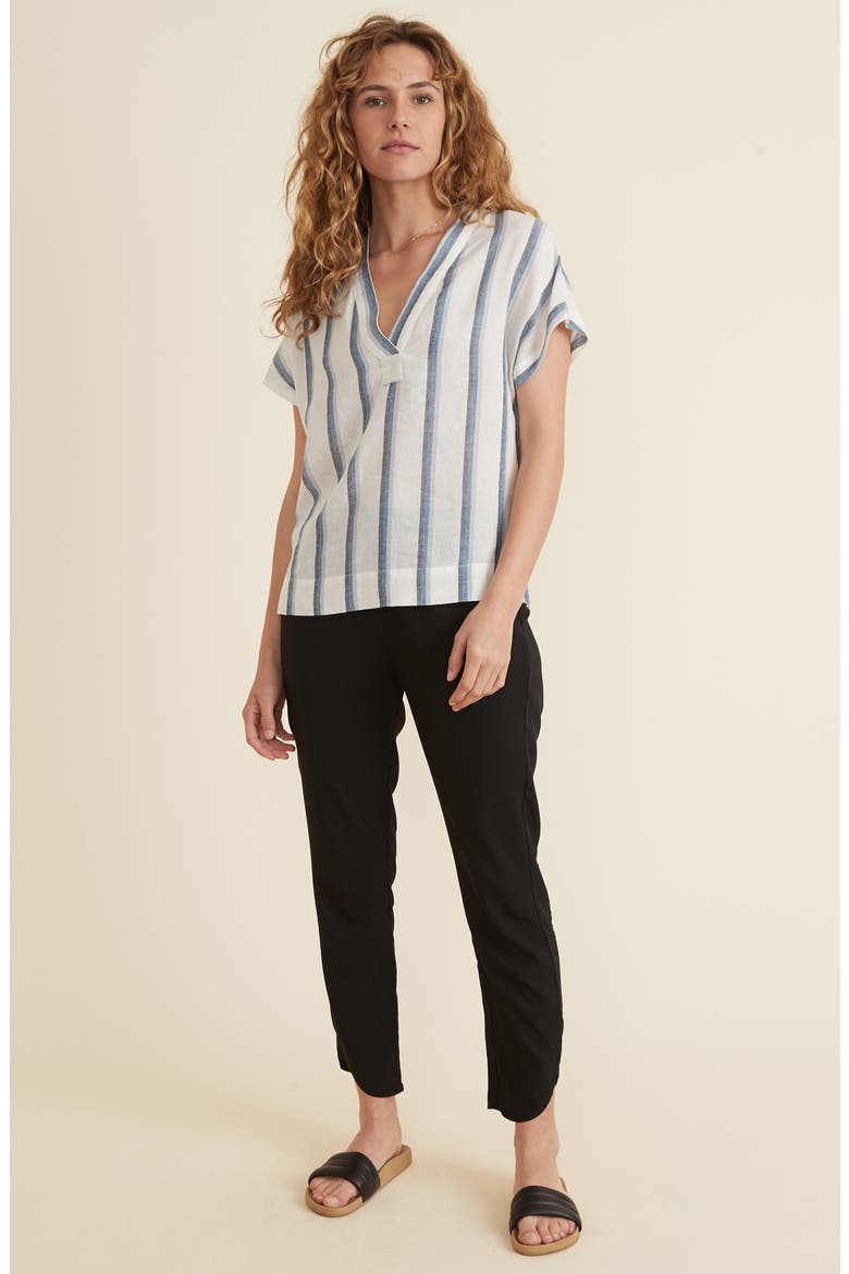 Re-Spun Allison Pull-On Pants, Alternate, color, BLACK