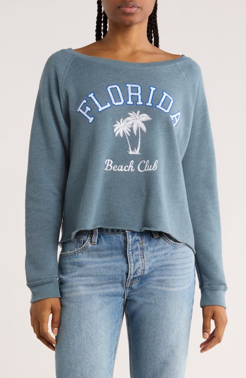 Florida Beach Graphic Sweatshirt