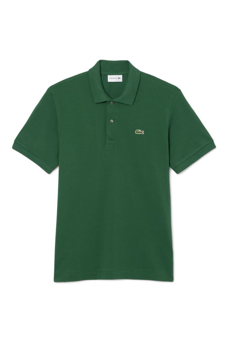 Essentials Classic Fit Cotton Blend Piqué Polo, Alternate, color, GREEN