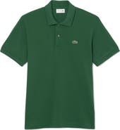 Lacoste Essentials Classic Fit Cotton Blend Piqué Polo