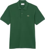 Lacoste Essentials Classic Fit Cotton Blend Piqué Polo