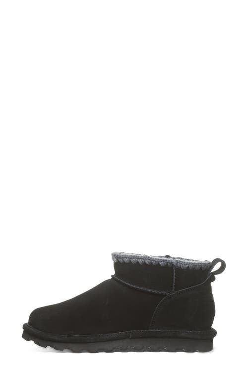 Bearpaw Super Shorty Crochet Boot In Black