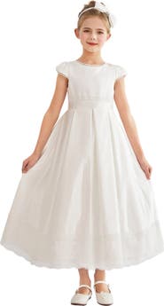 Tulleen Pearl-Trim Havenelle Dress