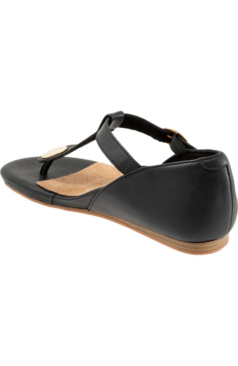 SoftWalk<sup>®</sup> Ankle Strap Sandal, Alternate, color, Black