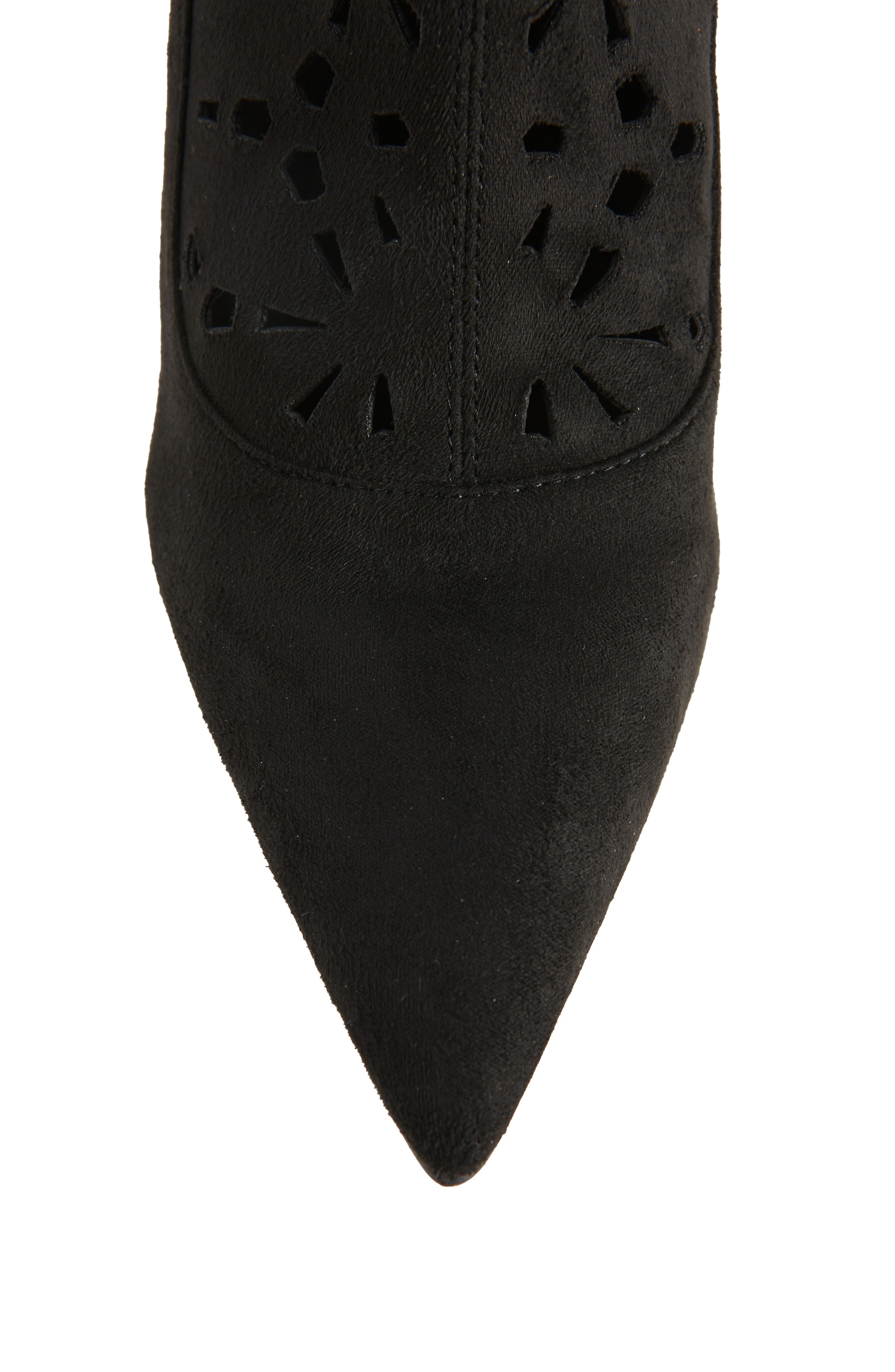 Jeffrey Campbell Adonia Pointed Toe Perforated Over the Knee Boot, Alternate, color, 