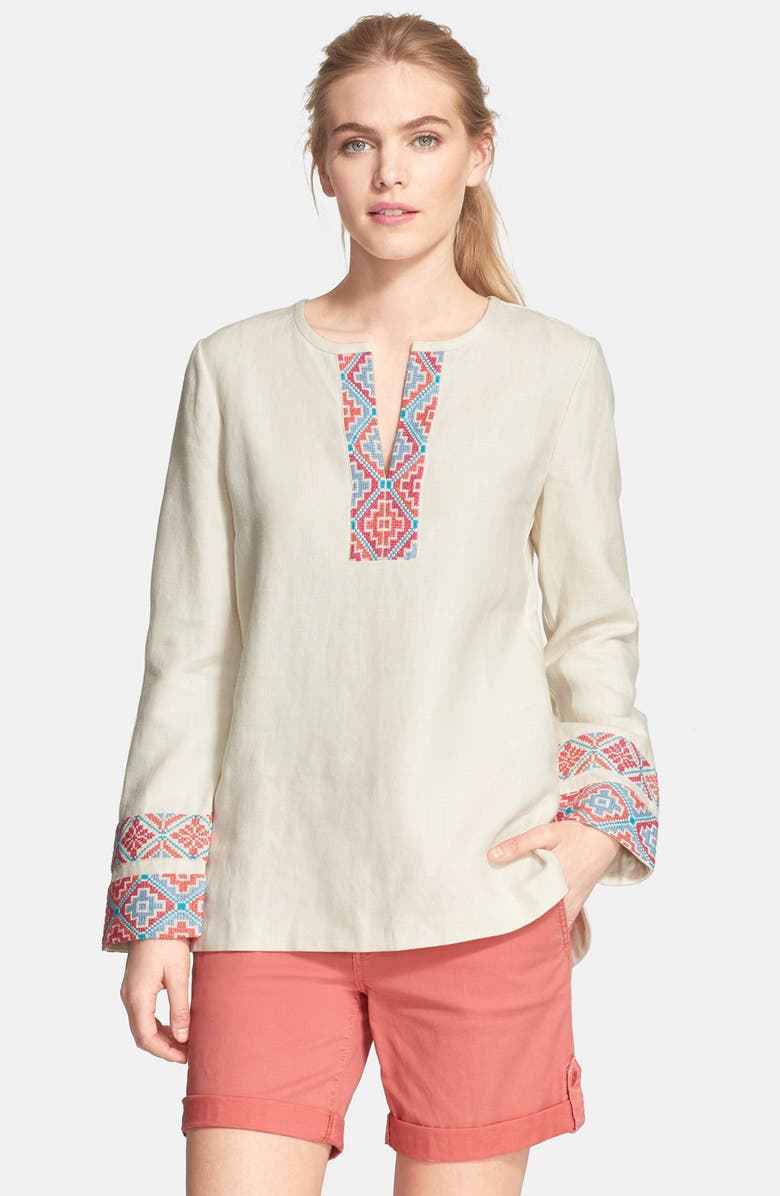 Tory Burch Piece & Co. and Tory Burch 'McKenna' Tunic, Main, color, 