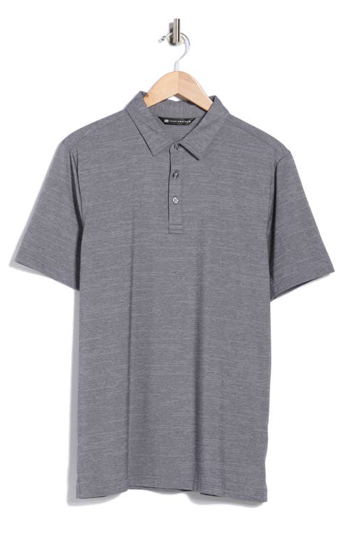 Travismathew Heathered Polo In Green