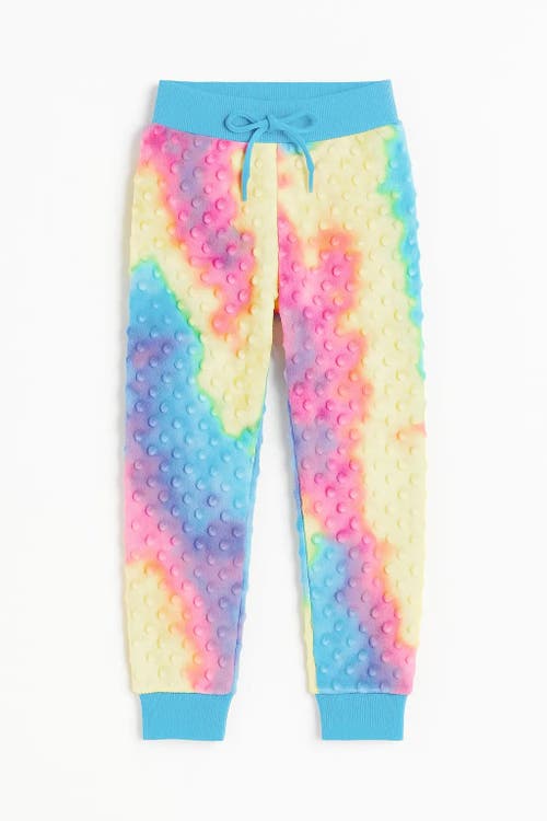 Limeapple Minky Bubble Jogger Pants In Multi