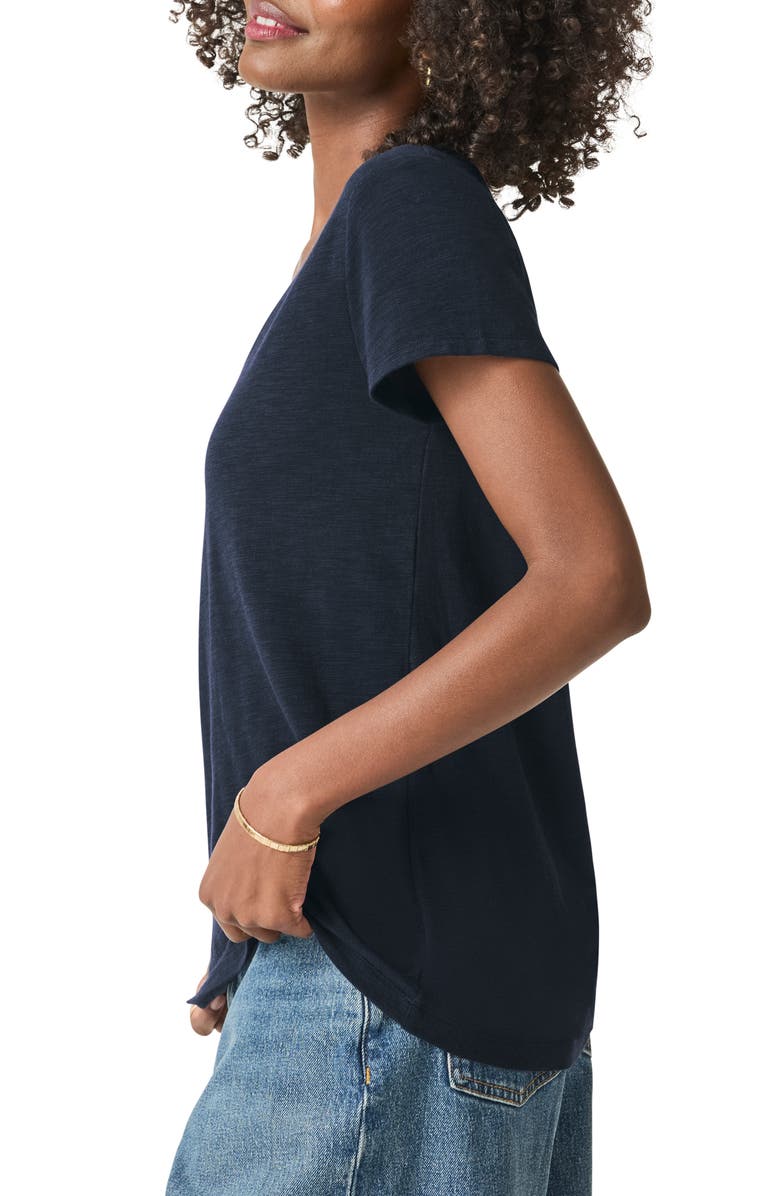 Splendid Faye V-Neck Tee, Alternate, color, Navy