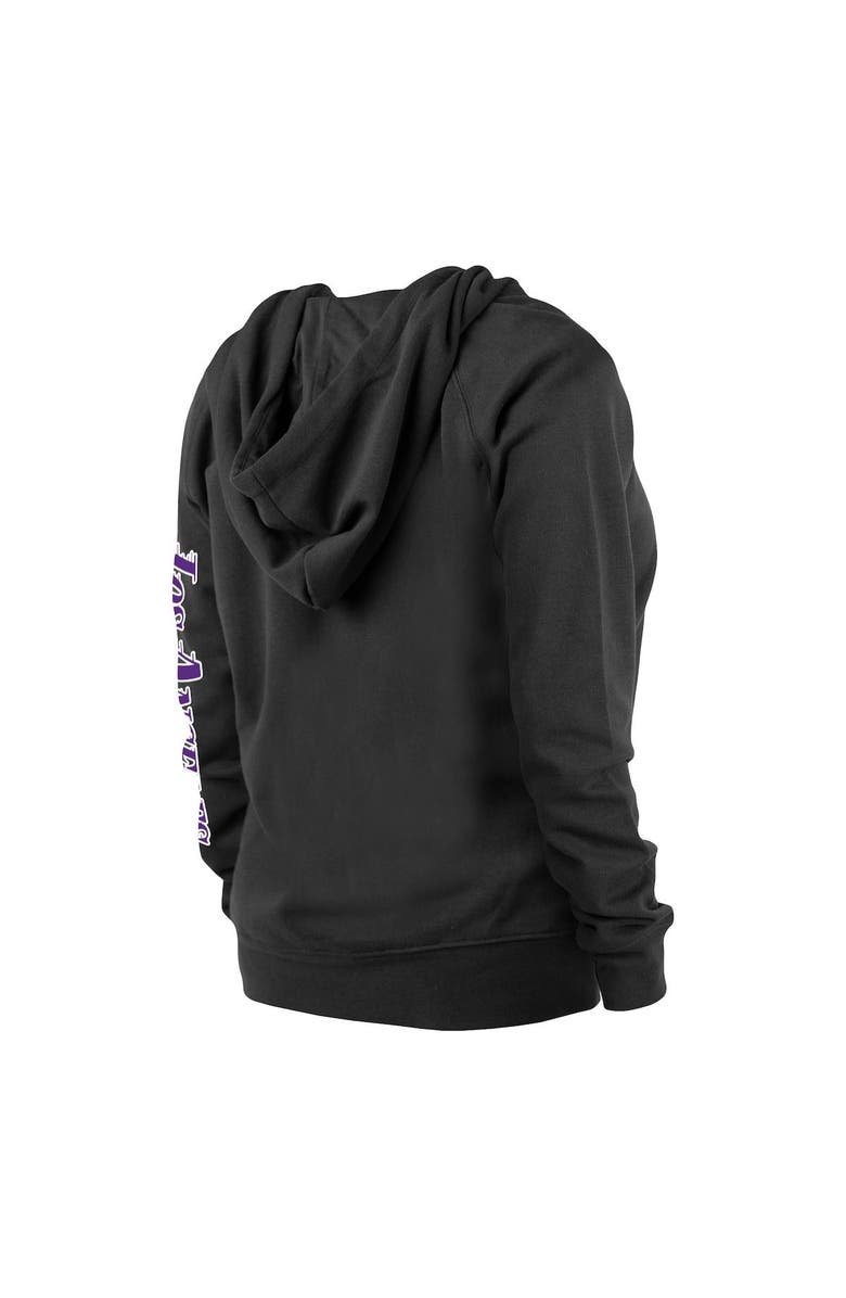 New Era Women's New Era Black Los Angeles Lakers 2022/23 City Edition Pullover Hoodie, Alternate, color, 