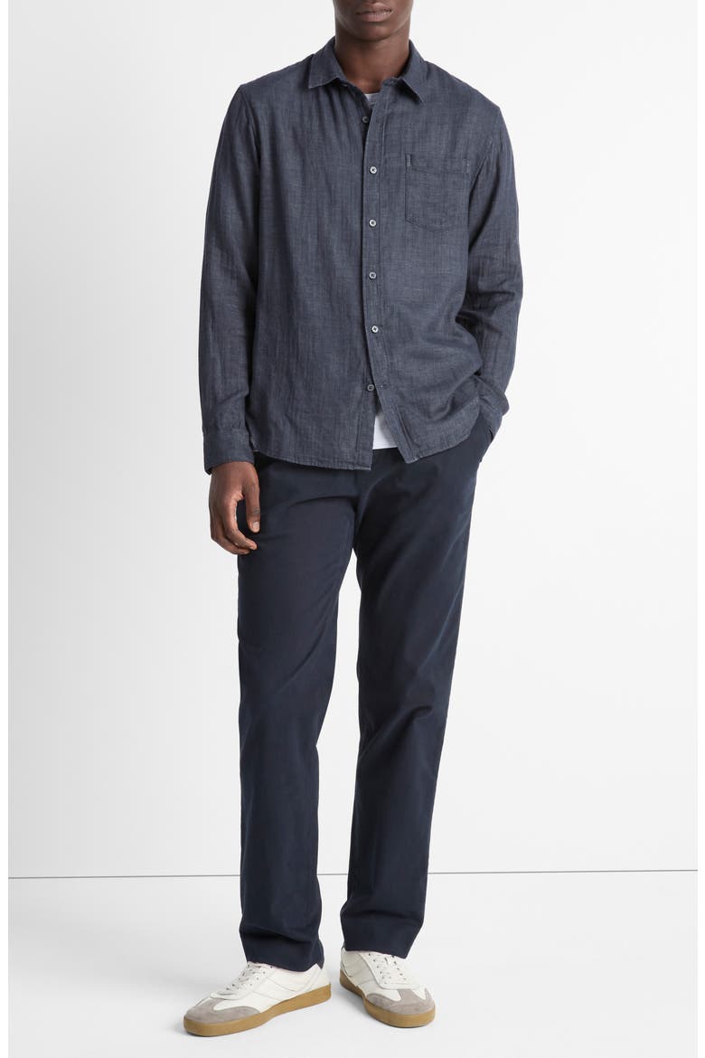 Regular Fit Double Face Button-Up Shirt, Alternate, color, H COASTAL