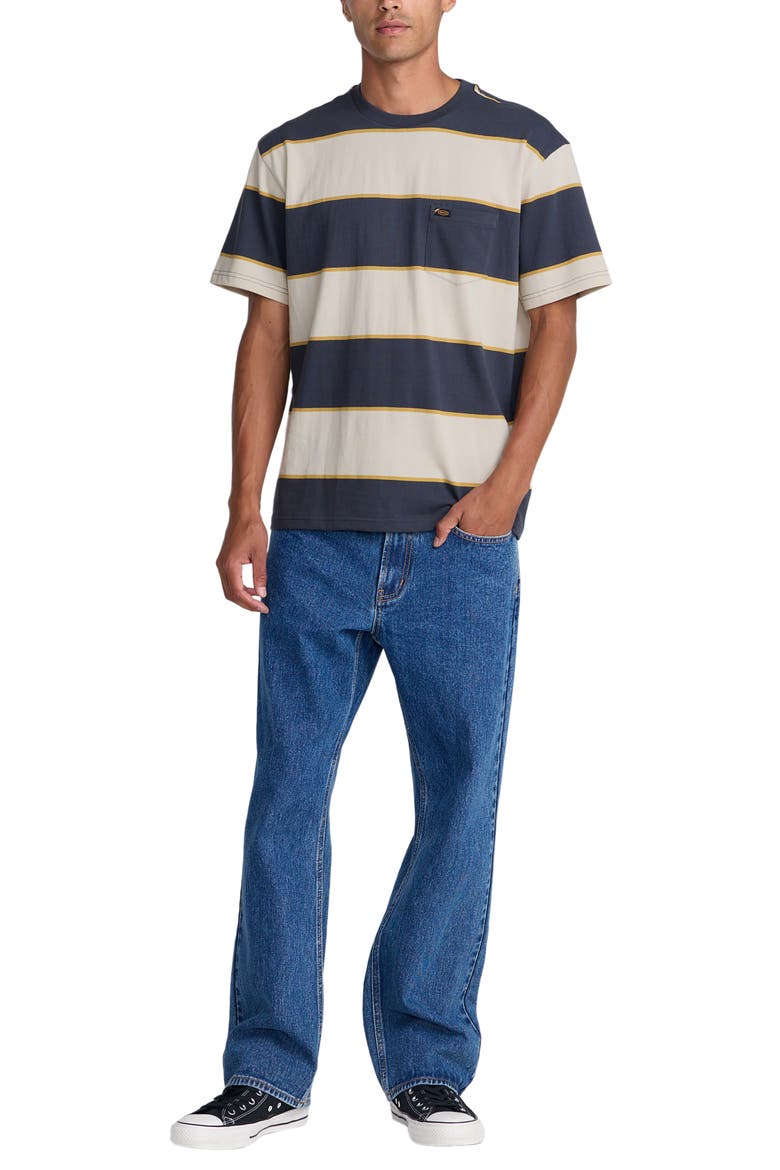 Dayshift Stripe Cotton Pocket T-Shirt, Alternate, color, LIGHT KHAKI