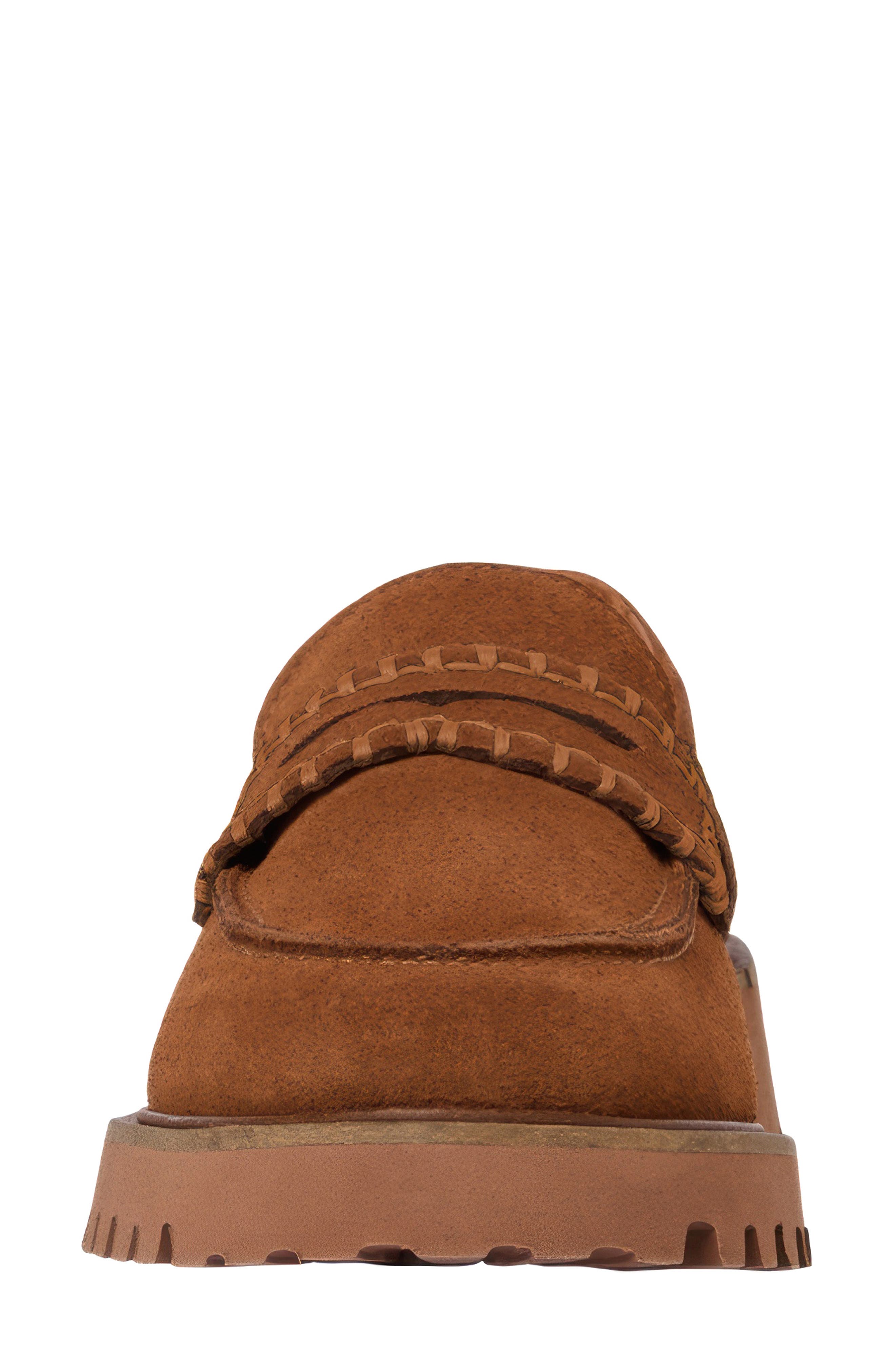 Averie 2 Suede Loafer, Alternate, color, COGNAC SUEDE