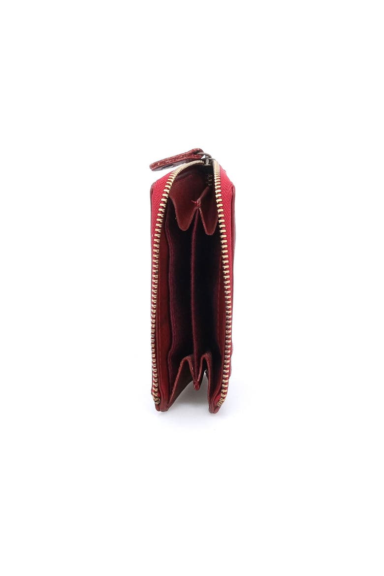 Ava Wallet, Alternate, color, Red Dip Dye