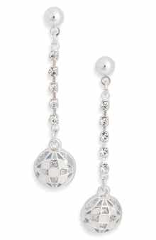 Leith Disco Ball Drop Earrings