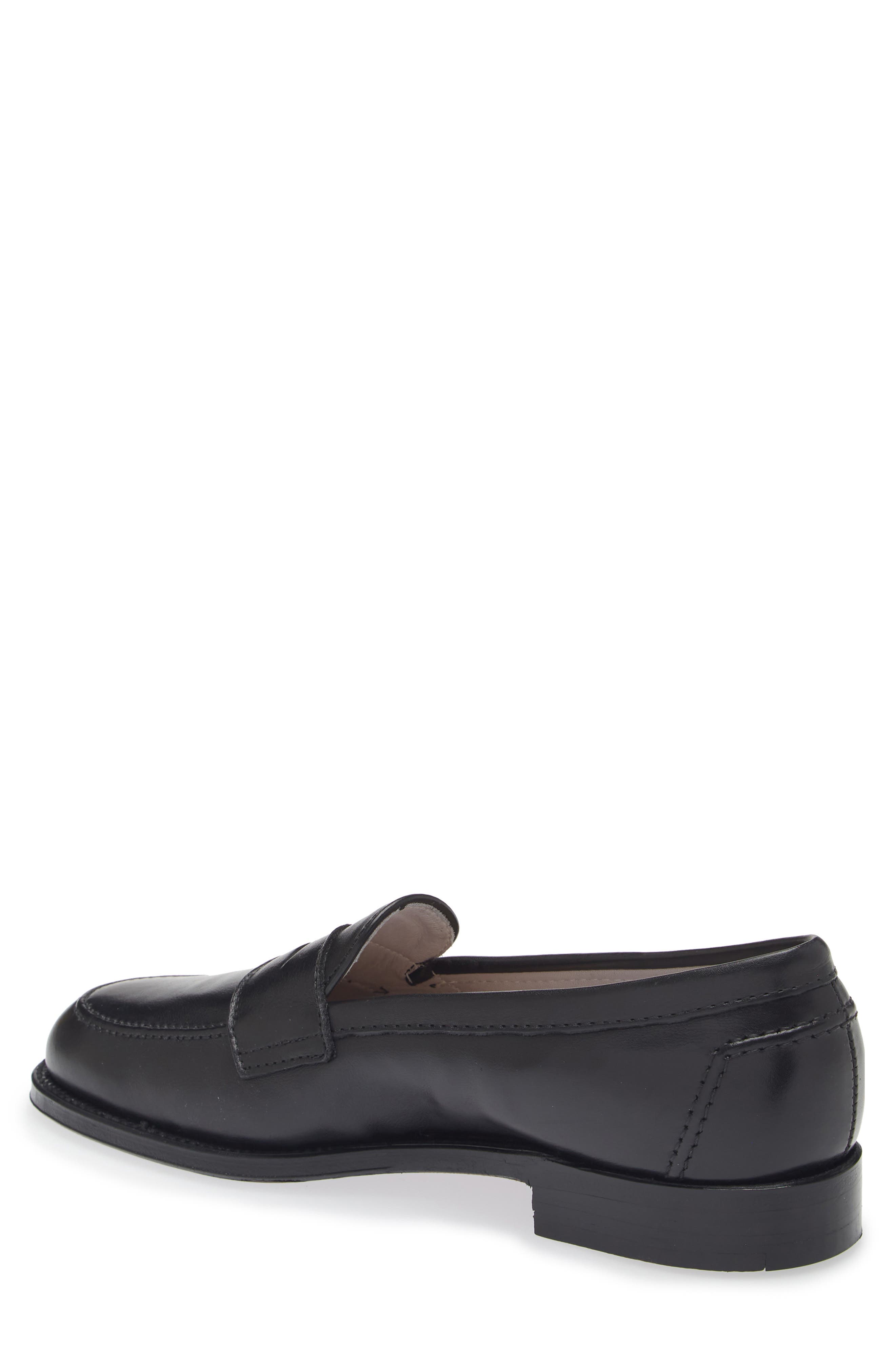 Alden Penny Loafer, Alternate, color, Black Soft Calf