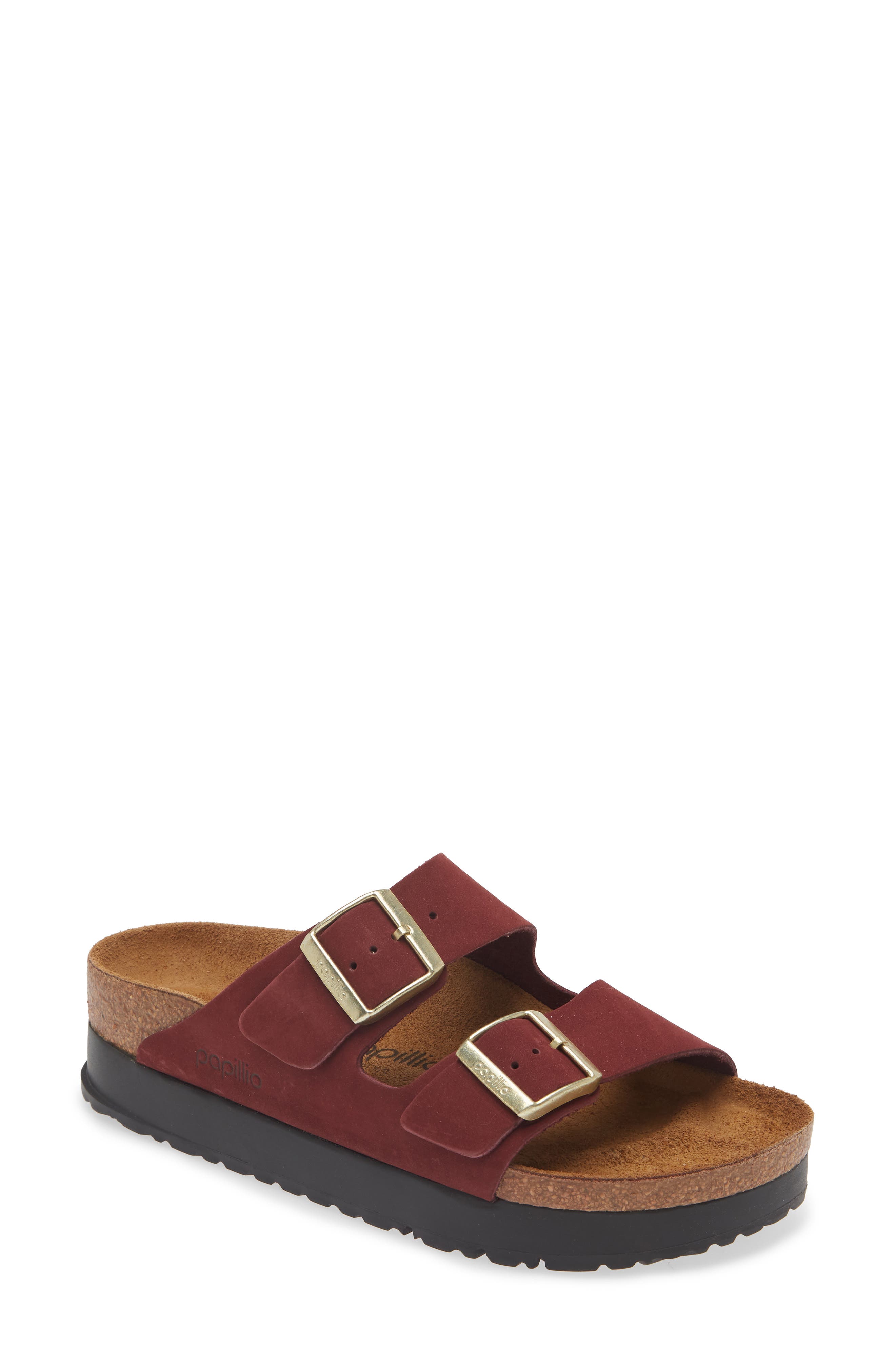 Papillio by Birkenstock Arizona Flex Platform Sandal, Main, color, ZINFANDEL