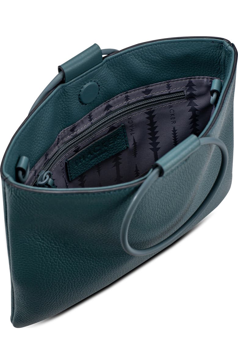 Thacker Le Pouch Ring Handle Leather Shoulder Bag, Alternate, color,